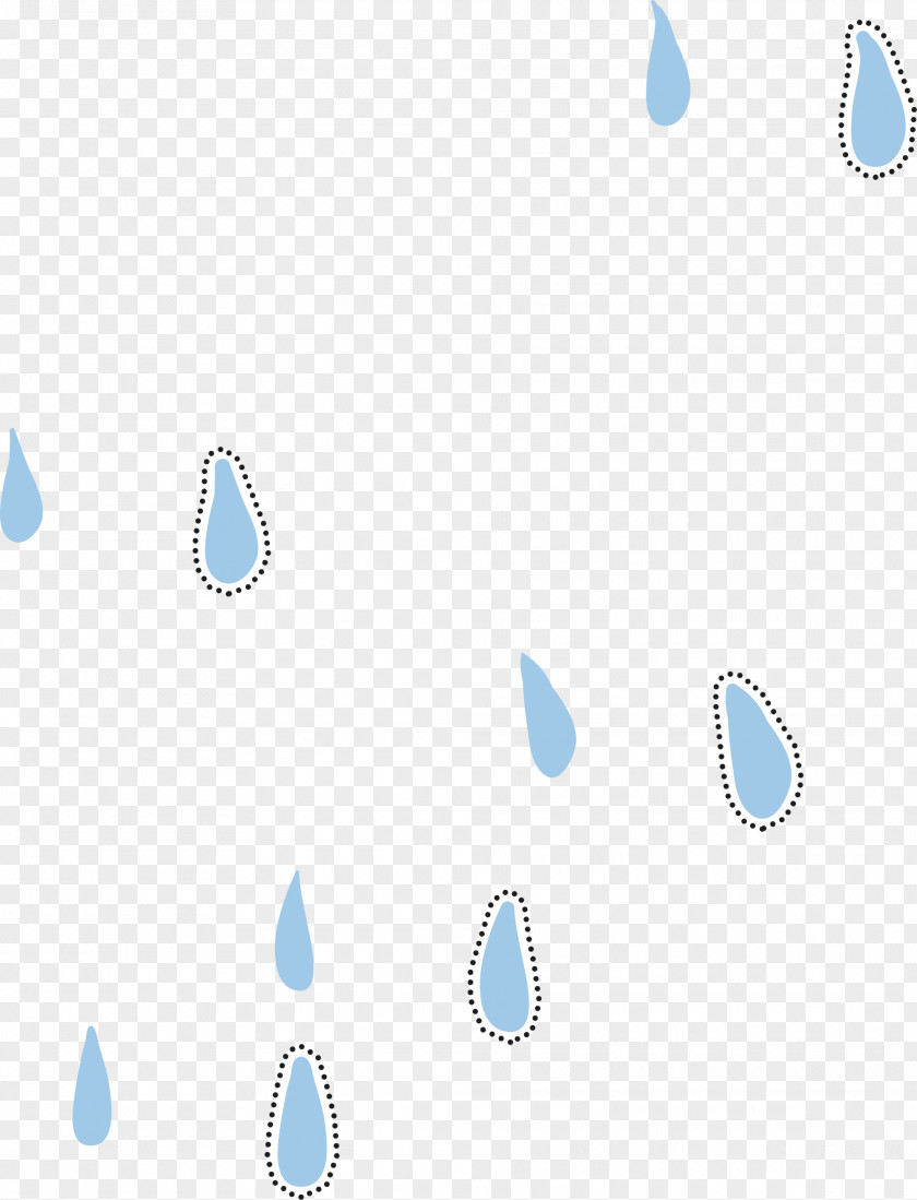 Blue Fresh Raindrops Desktop Wallpaper PNG