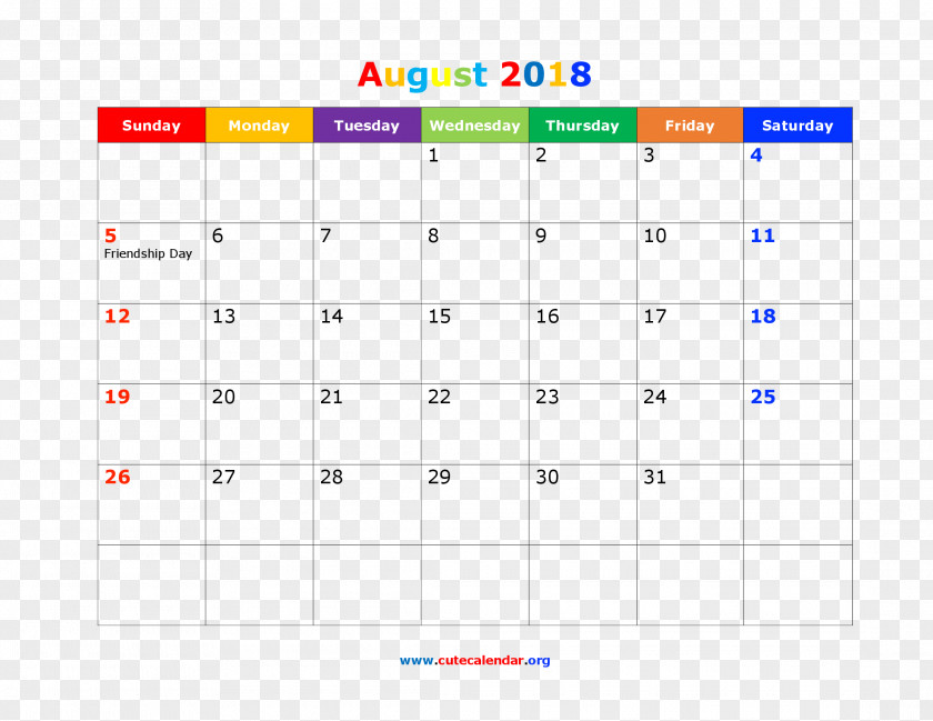 Cute Calendar Template Date 0 1 2 PNG