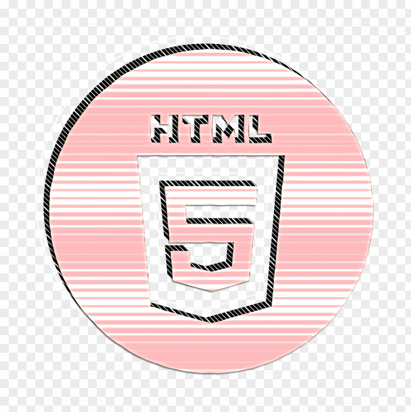 Label Smile Circle Icon Html5 Logo PNG