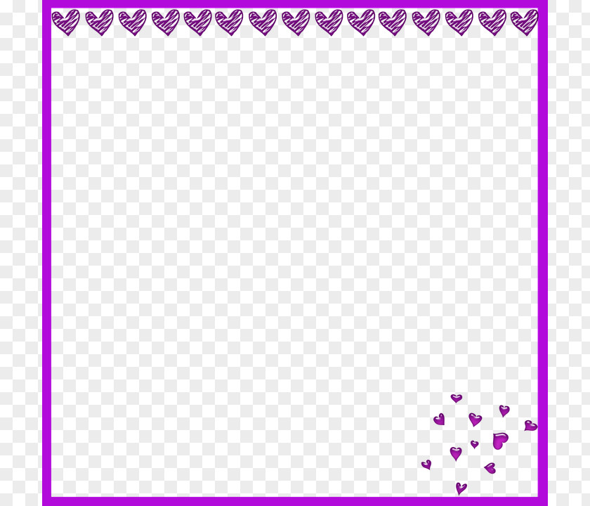 Purple Frame Picture Pattern PNG