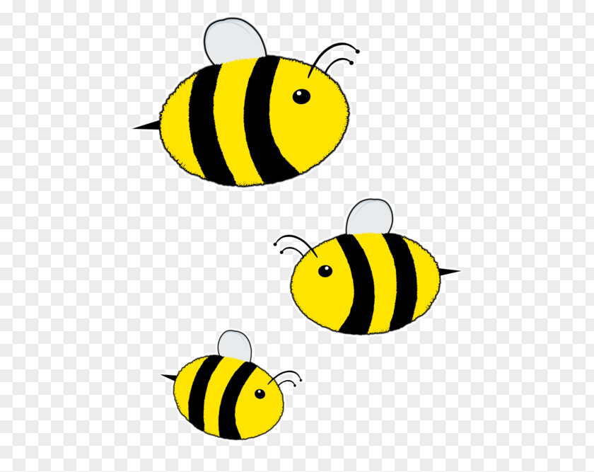 Bee Theme Insect Pollinator Clip Art PNG