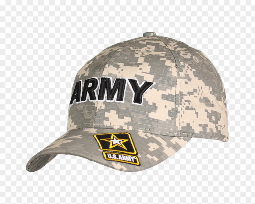 Baseball Cap United States Army Military Camouflage PNG