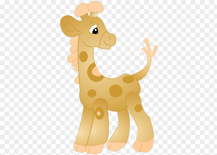 Cartoon Giraffe Baby Giraffes Drawing Clip Art PNG