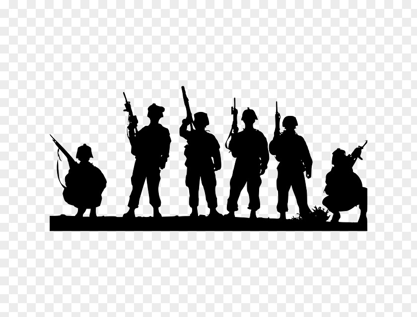Military Parade Soldier Silhouette Clip Art PNG