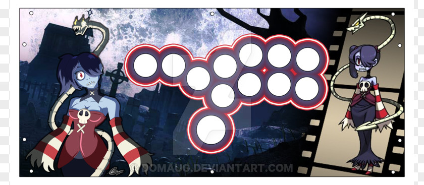 Squigly Cliparts Skullgirls Hitbox Arcade Game Clip Art PNG