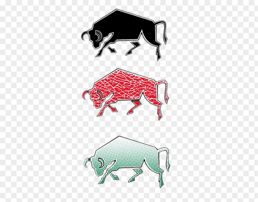 Three Bulls Cattle Euclidean Vector Bull Illustration PNG