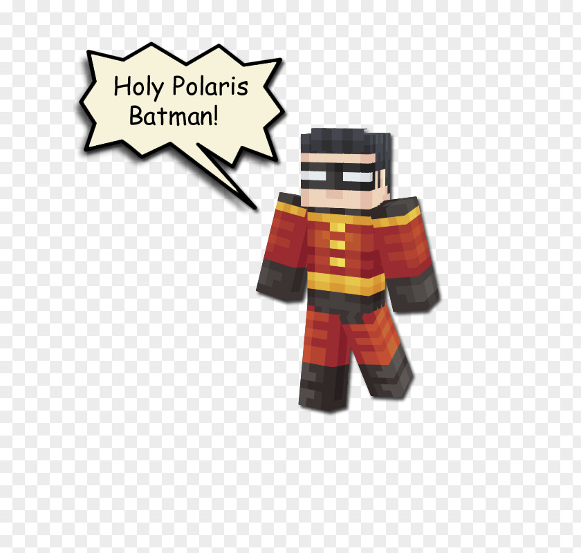 Download Skin Minecraft Batman Figurine Paper Model PNG