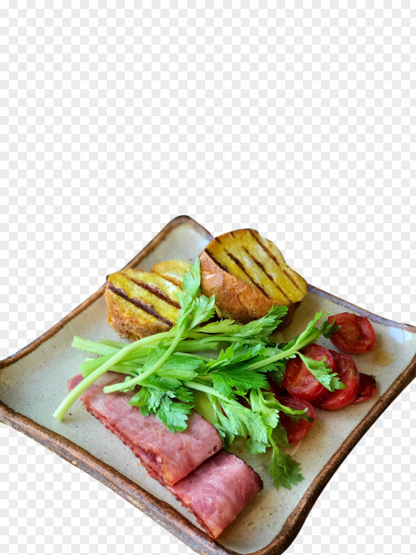 Bread With Bacon European Cuisine Roast Beef PNG