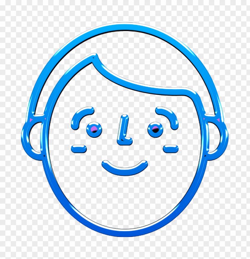 Happy People Icon Emoji Man PNG