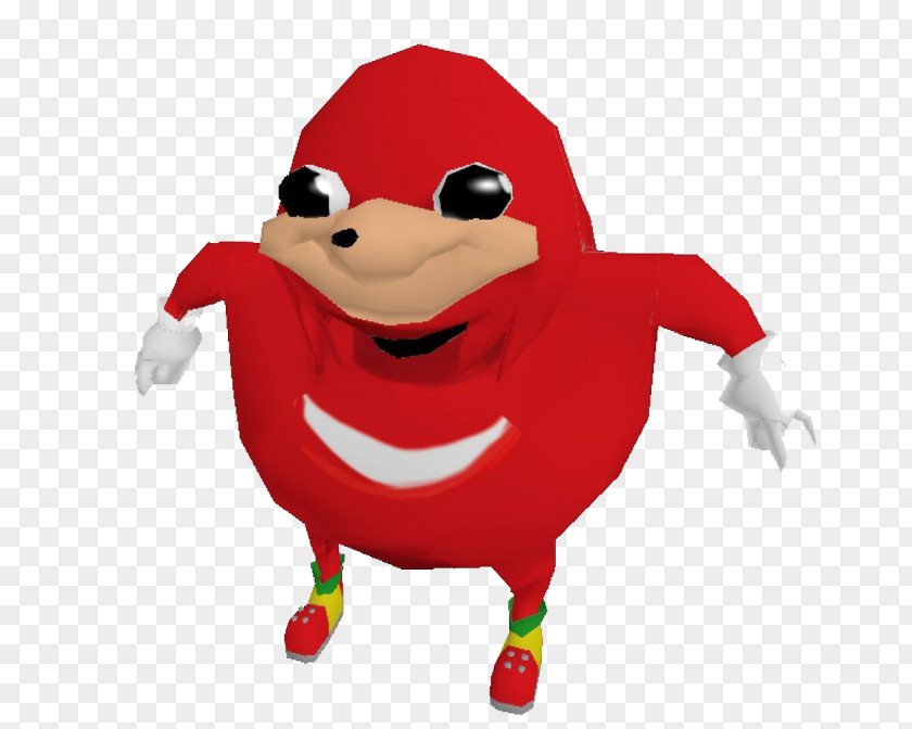 Knuckles The Echidna VRChat Video Game Uganda Meme PNG the game Meme, others clipart PNG