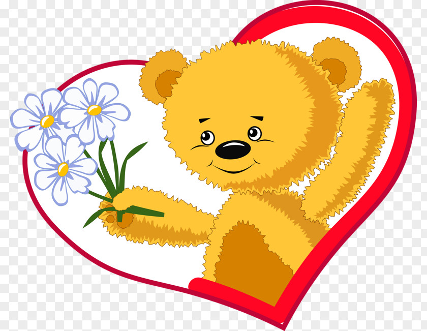 Love Bear Drawing Animation PNG