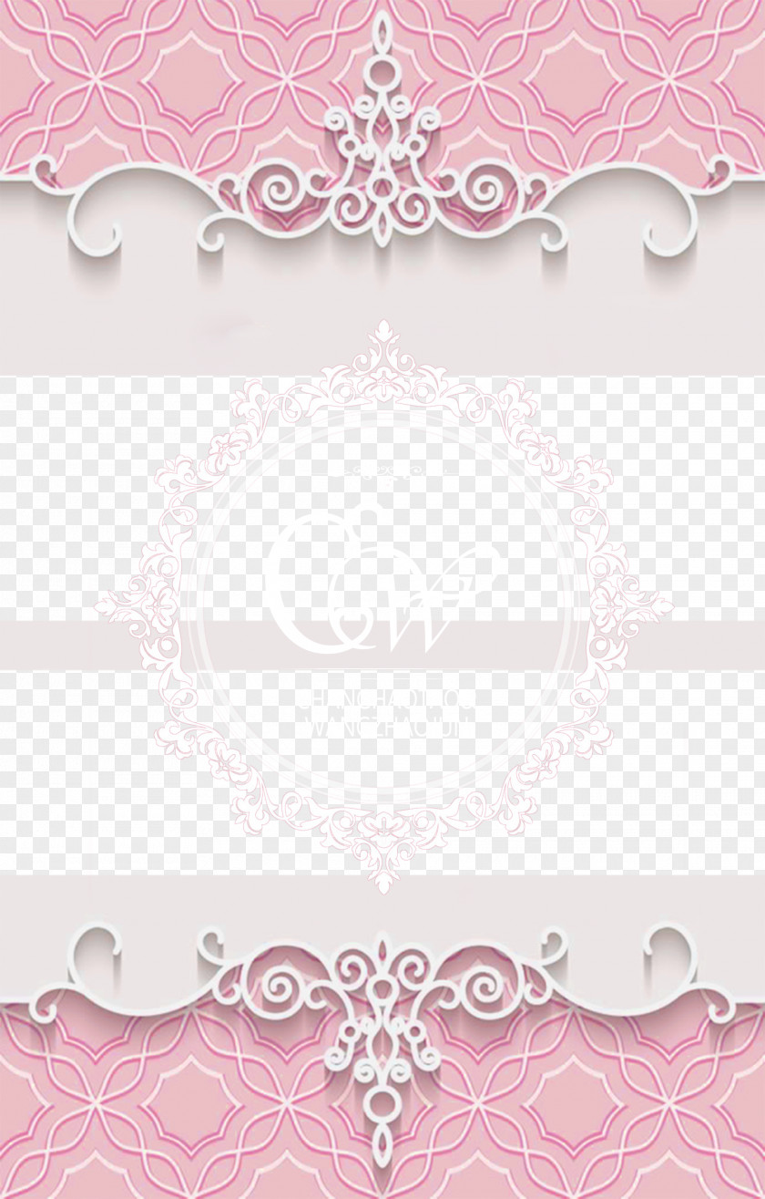 Romantic Pink Wedding Background Material Paper Visual Arts Pattern PNG
