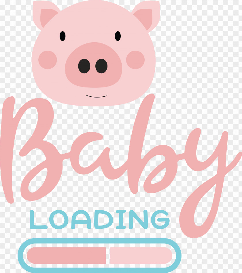 Snout Cartoon Logo Pink M Character PNG