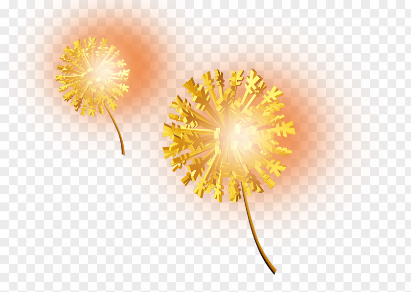 Golden Flower Gold Computer File PNG