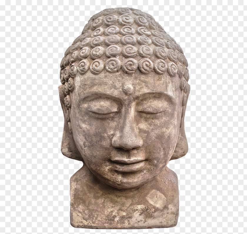 Artifact Carving Stone Sculpture Statue Face Forehead PNG