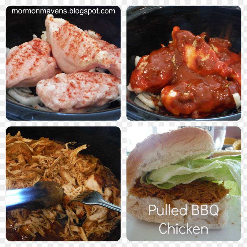 Barbecue Chicken Pulled Pork Food Slow Cookers Asian Cuisine PNG