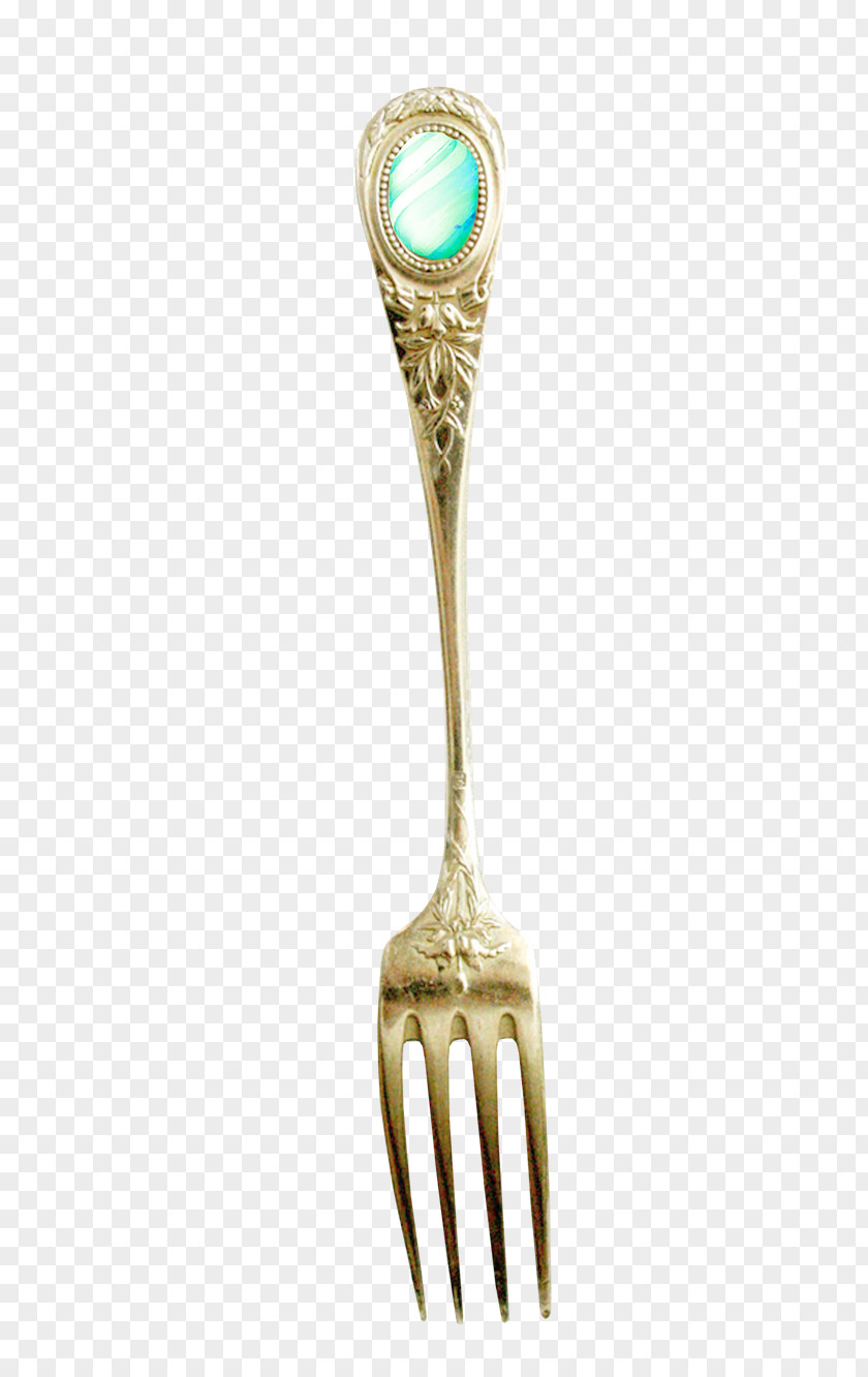 Golden Fork Knife Icon PNG