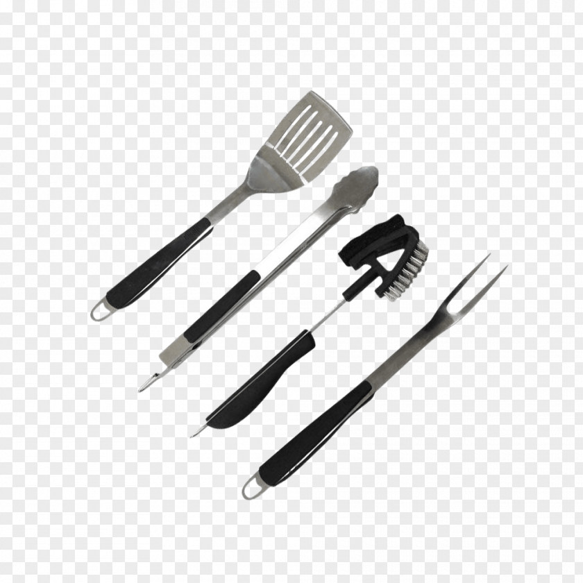 GRILL TOOLS Barbecue Tool Grilling Brush Tongs PNG