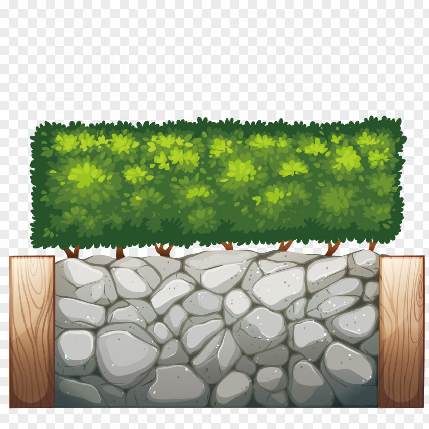 Vector Brick Wall Stone Clip Art PNG