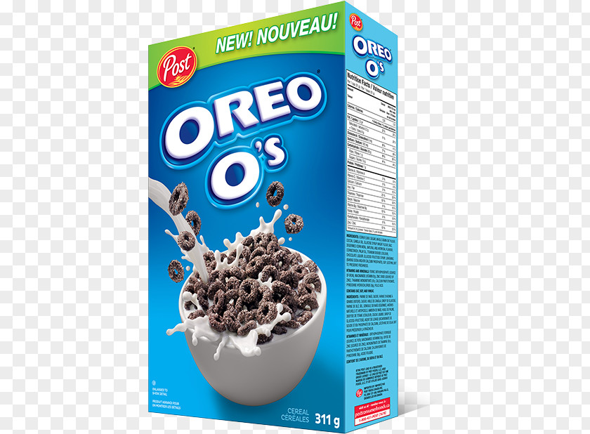 Breakfast Package Oreo O's Cereal Chocolate Bar Post Holdings Inc PNG