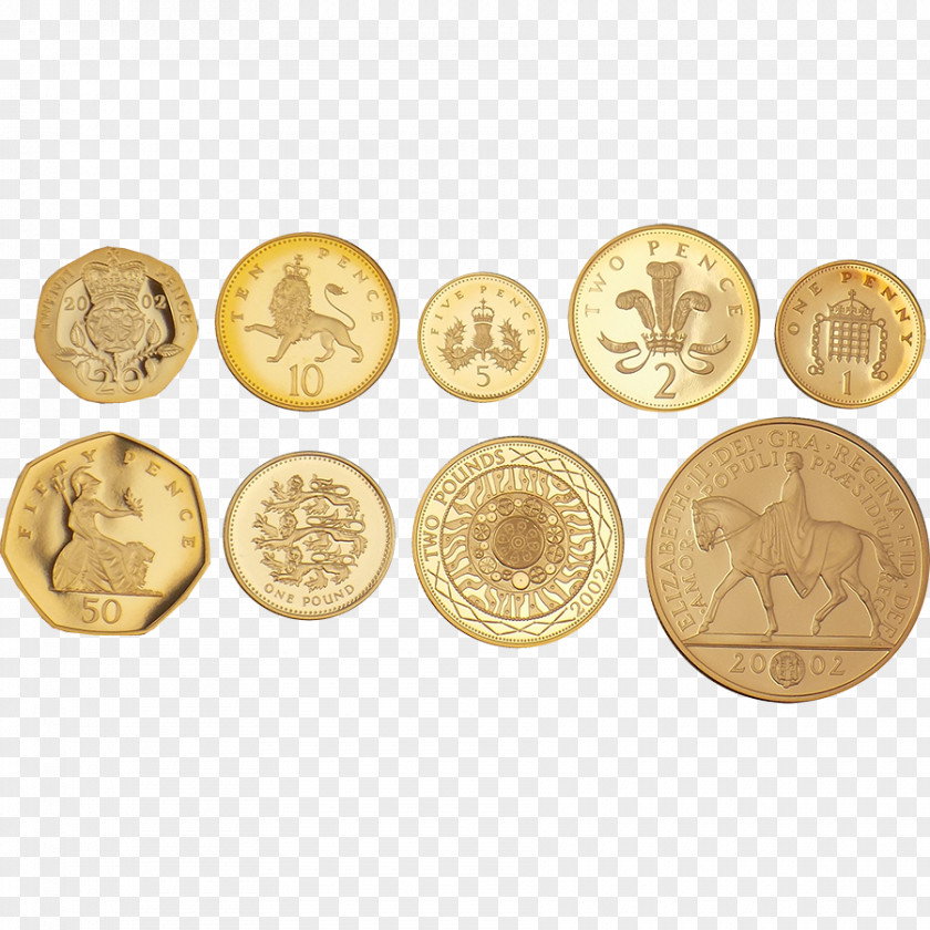 Golden Jubilee Coin Gold Penny PNG