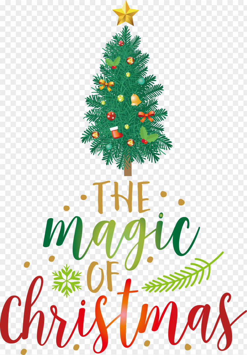 The Magic Of Christmas Tree PNG