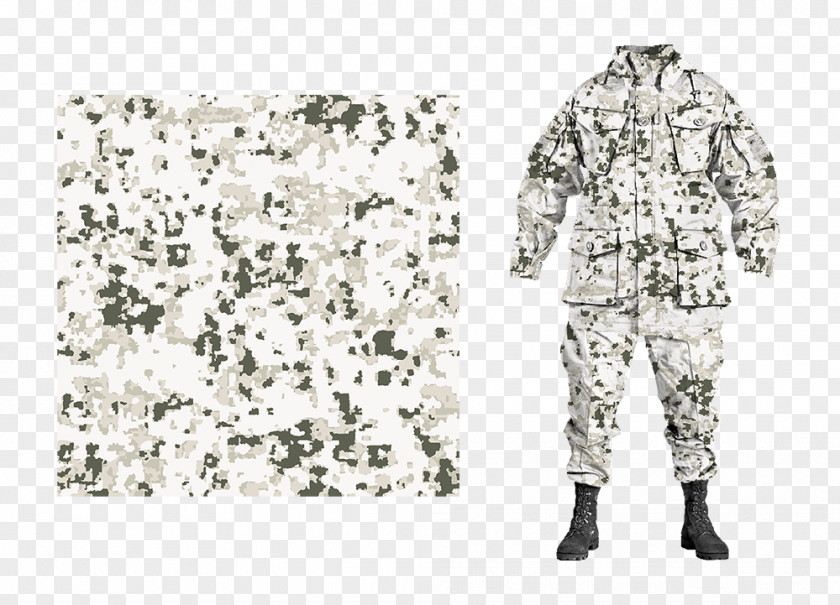 Camouflage Military Art Snow Uniform PNG
