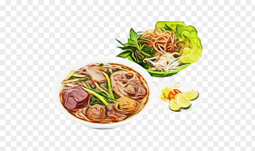 Chow Mein Vietnamese Food Watercolor Cartoon PNG