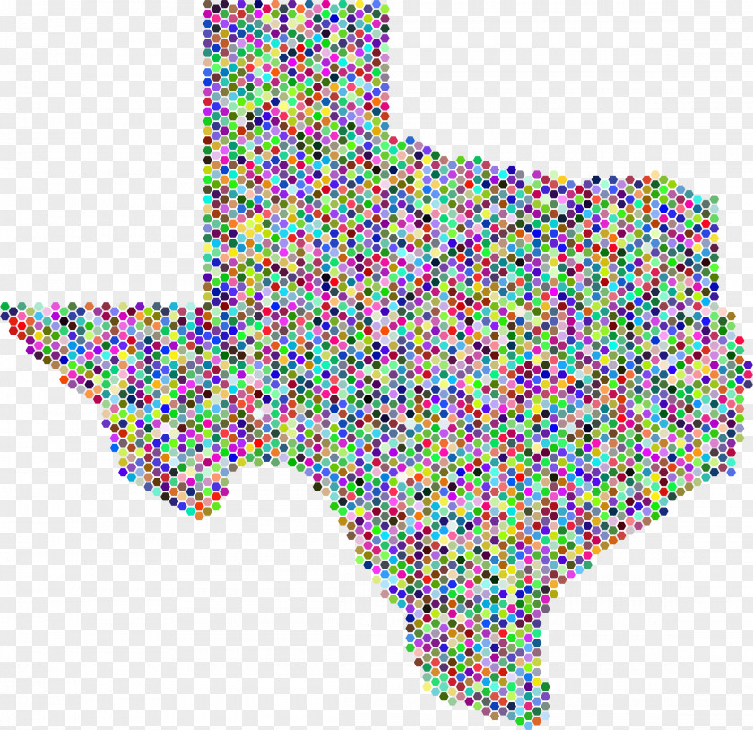 Mosaic Flag Of Texas PNG