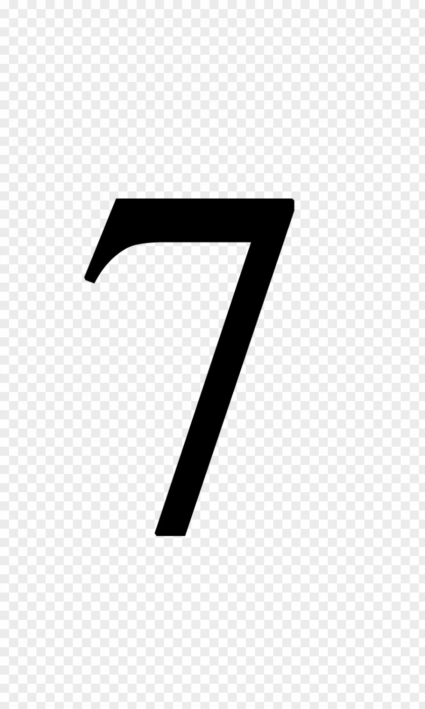 Number 7 Line Angle Brand White PNG
