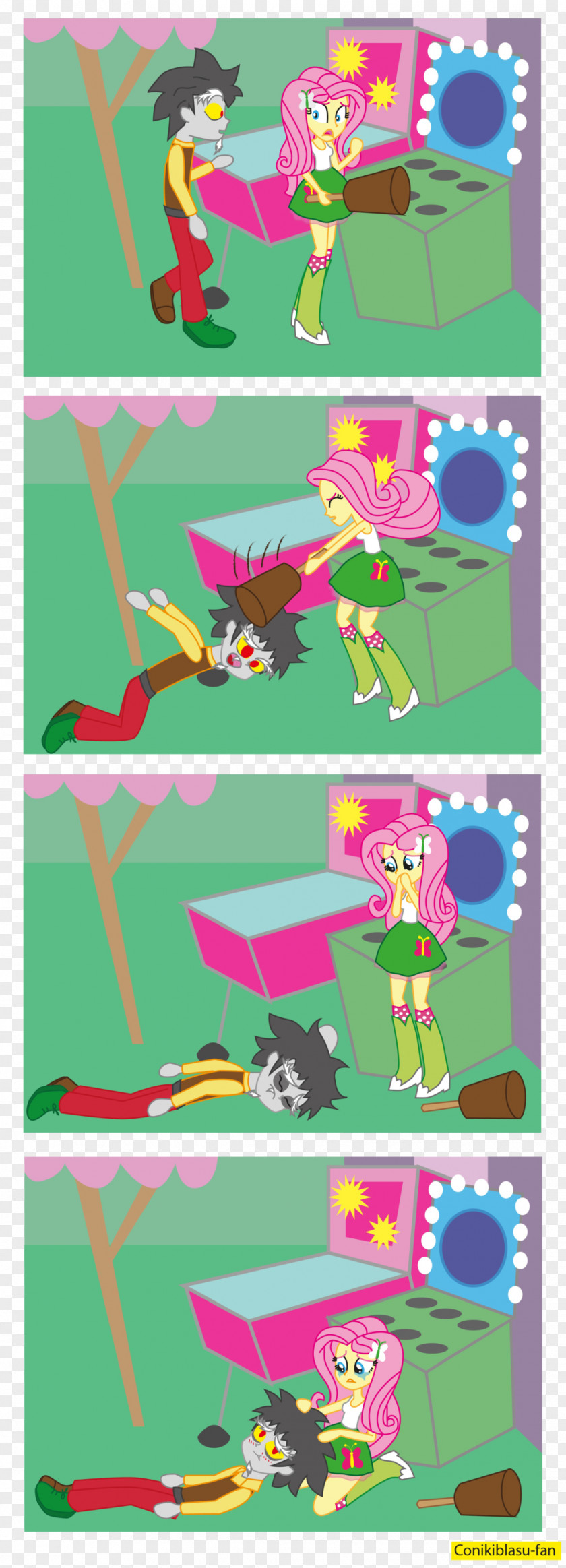 Ouch! Fluttershy My Little Pony: Equestria Girls DeviantArt PNG