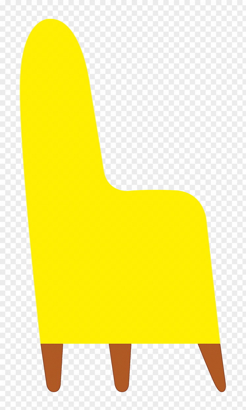 Cartoon Yellow Chair H&m Line PNG