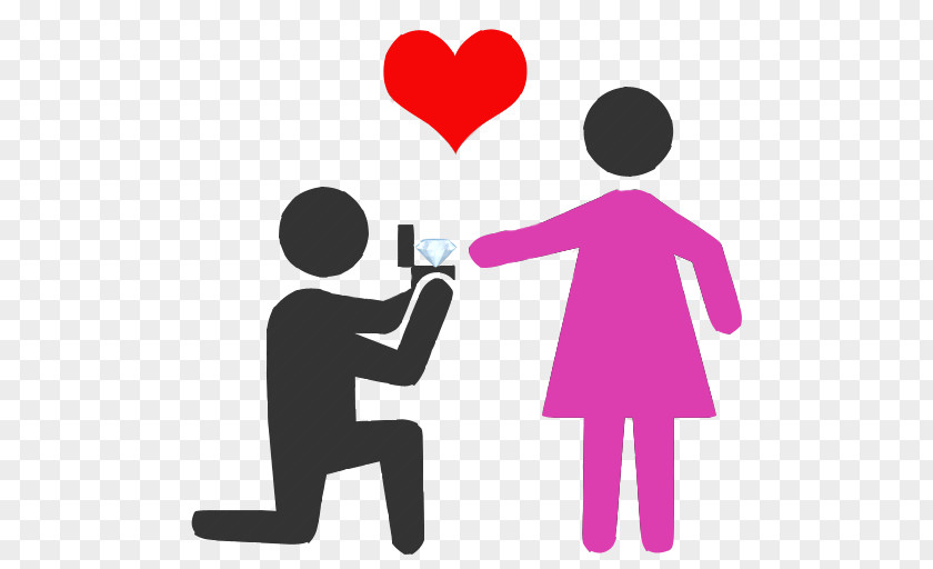 Heart Marriage Proposal Clip Art PNG