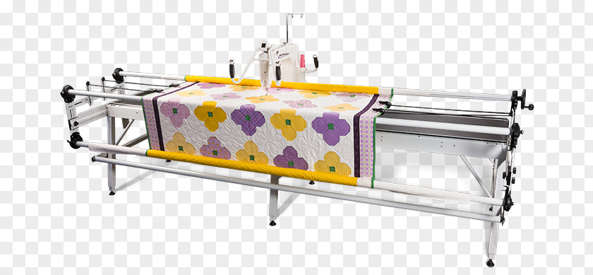 Integrated Machine Quilting Longarm Sewing Machines PNG