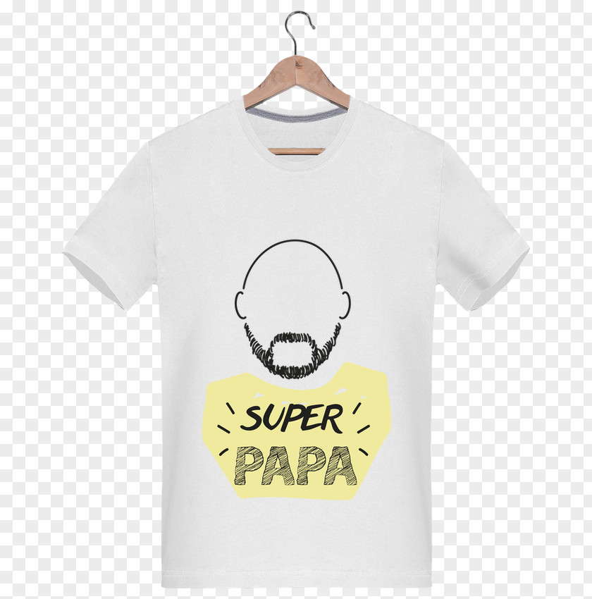 Super Papa T-shirt Logo Sleeve Outerwear Font PNG