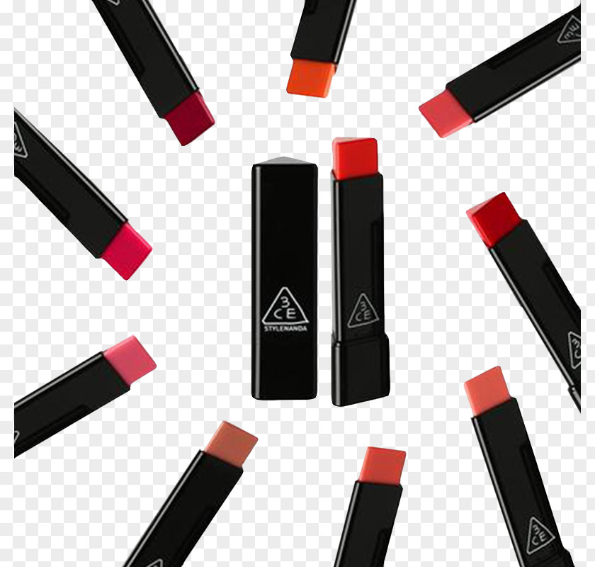 3CE Triangle Lipstick Lip Balm Color Make-up PNG