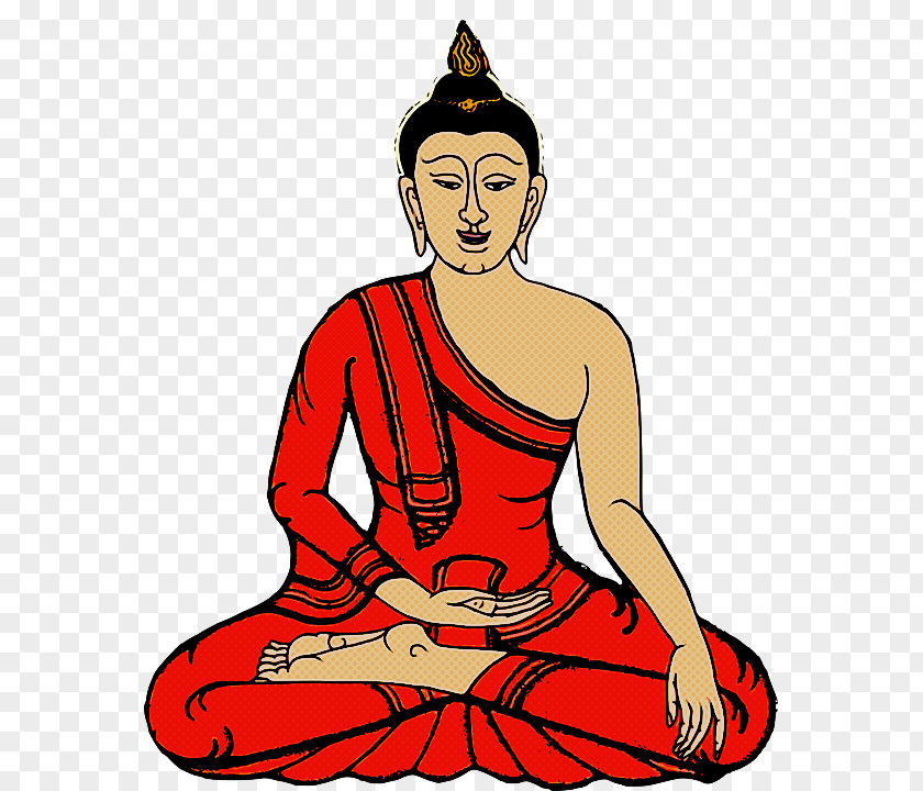 Sitting Meditation Kneeling Zen Master PNG