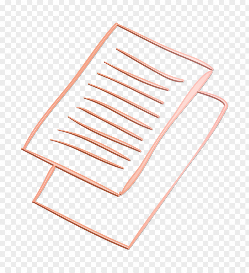 Text On Paper Sheet Sketch Icon Interface PNG