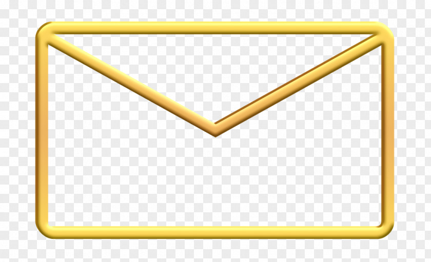 Triangle Mail Icon Dashboard Email Letter PNG