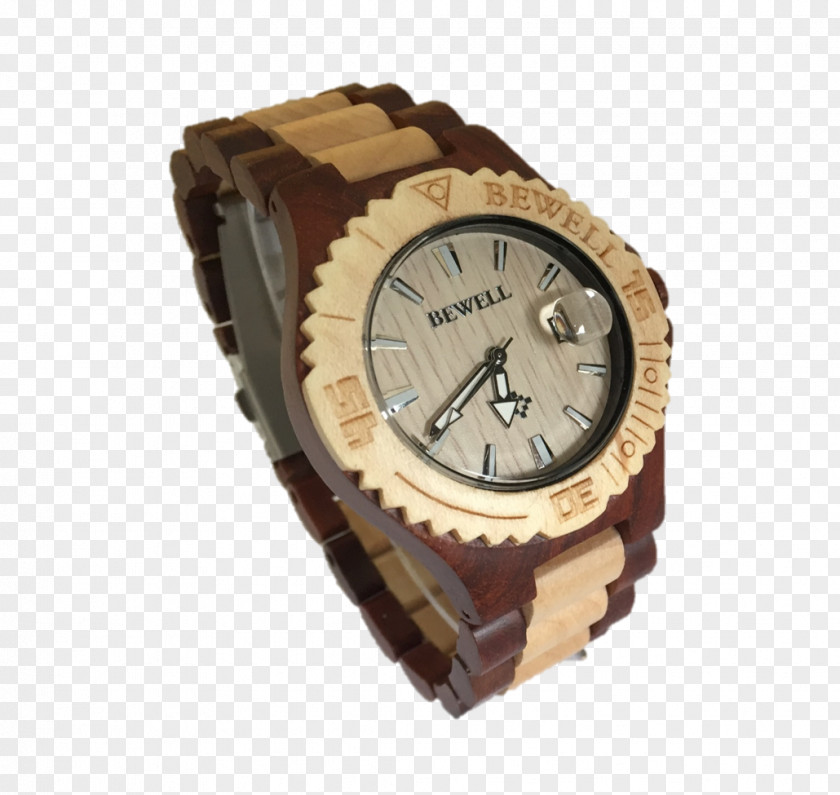 Watch Strap Wood Clock PNG