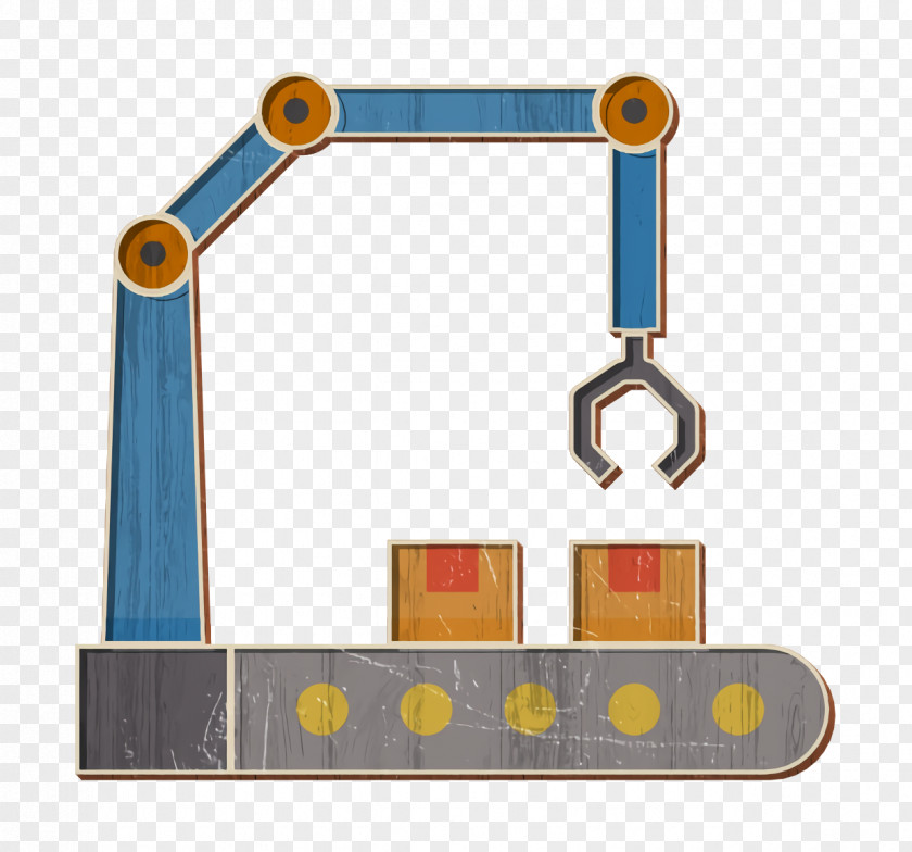 Conveyor Icon Industrial PNG