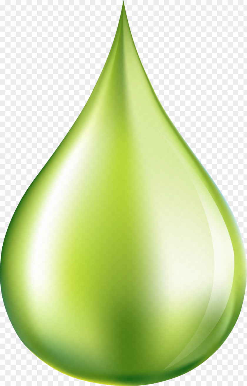 Hand Painted Green Water Droplets Drop PNG