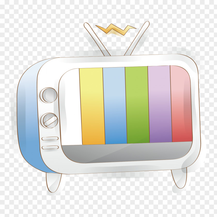Vector Hand-painted TV Material Television PNG