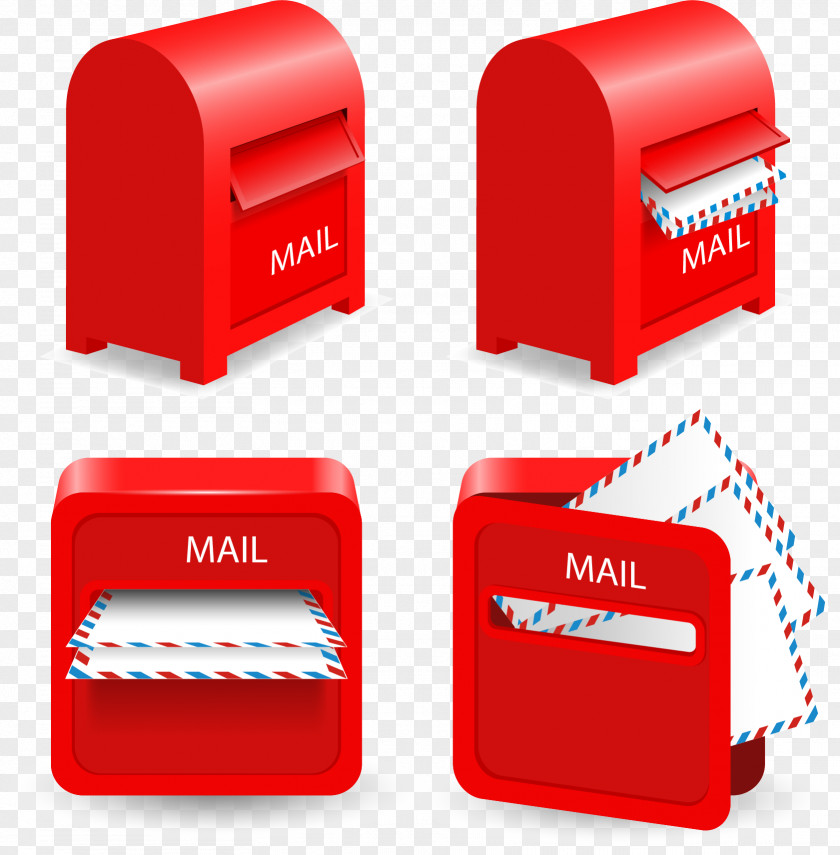 Red Number 11 Post Box Email Letter Download PNG