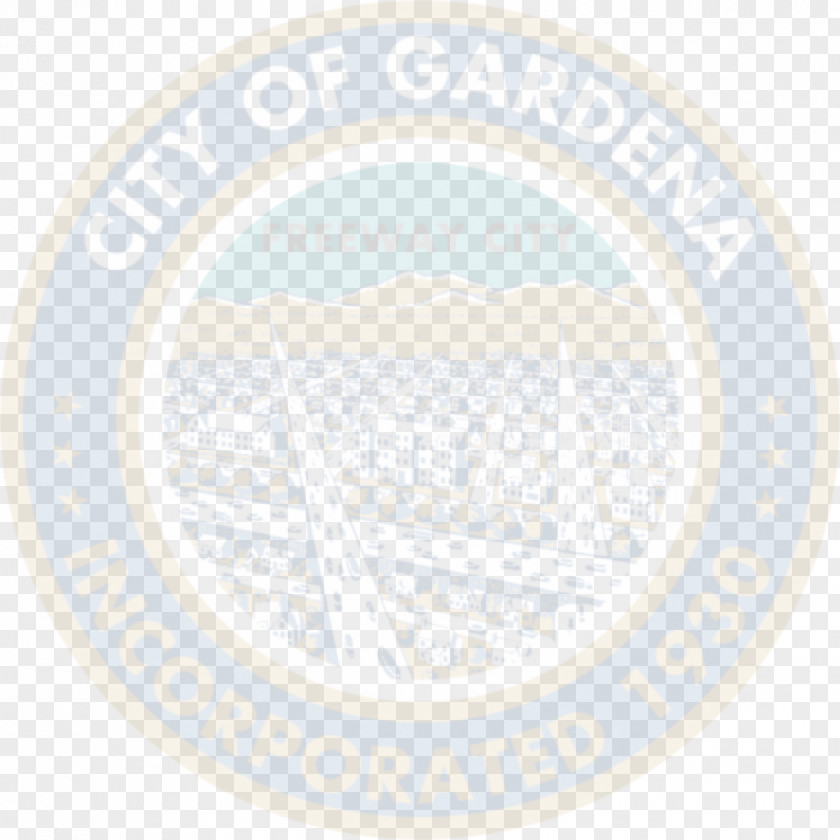Blue Police Department Symbol Gardena Product Font PNG