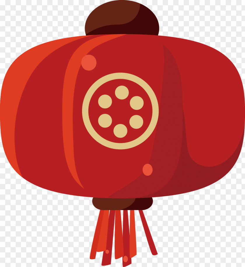 Chinese New Year Lantern Vector Material Clip Art PNG