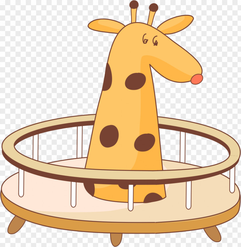Giraffe Trampoline Clip Art PNG