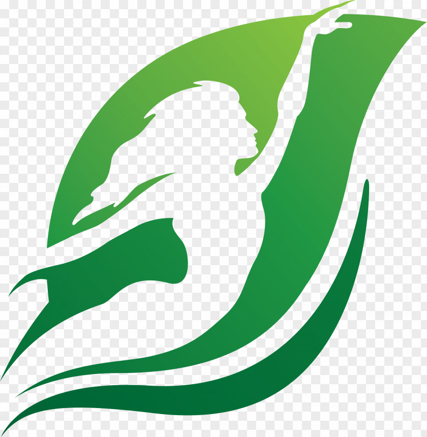 Leaf Marine Mammal Line Logo Clip Art PNG