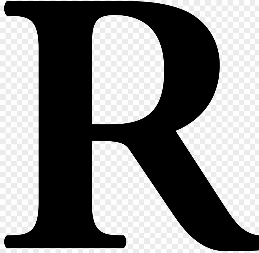 R Logo Brand Technology Font PNG