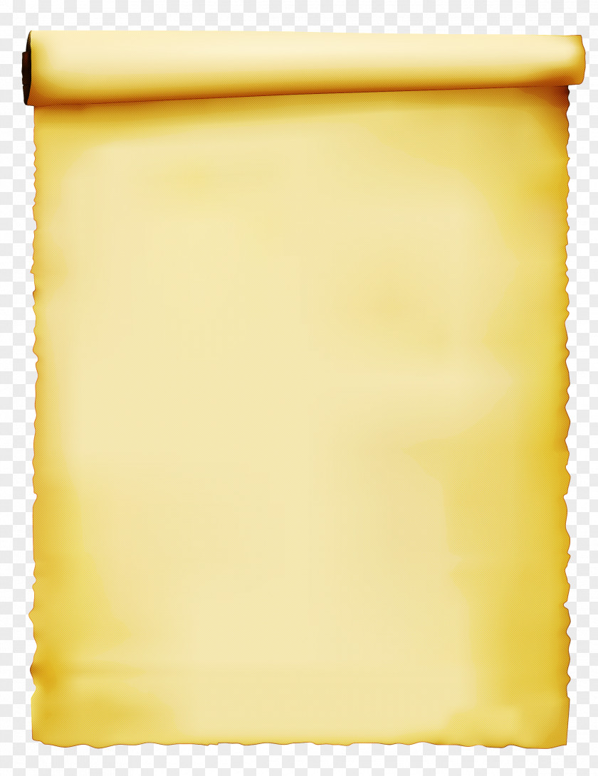 Rectangle Scroll Yellow PNG
